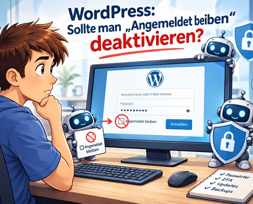 Angemeldet bleiben