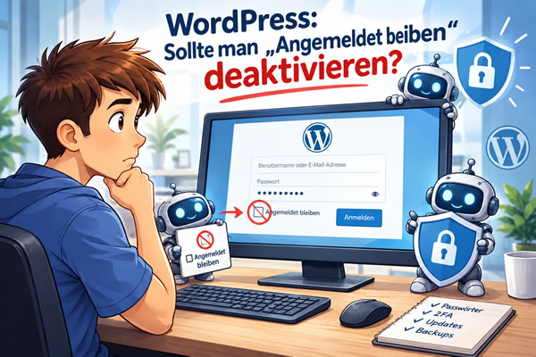 Angemeldet bleiben